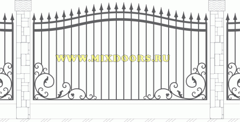 Нажмите для увеличения Заборы и ограждения