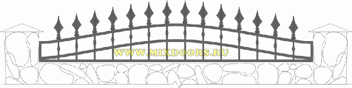 Нажмите для увеличения Заборы и ограждения